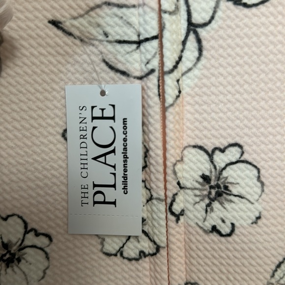 🆕 NWT TCP Blush Pink Sleeveless Dress Front SKORT Black & White Floral Size 16 - Picture 5 of 7